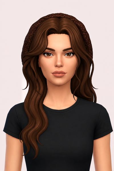 Afro Headband Edit custom content (CC) for Sims 4 by oakiyo