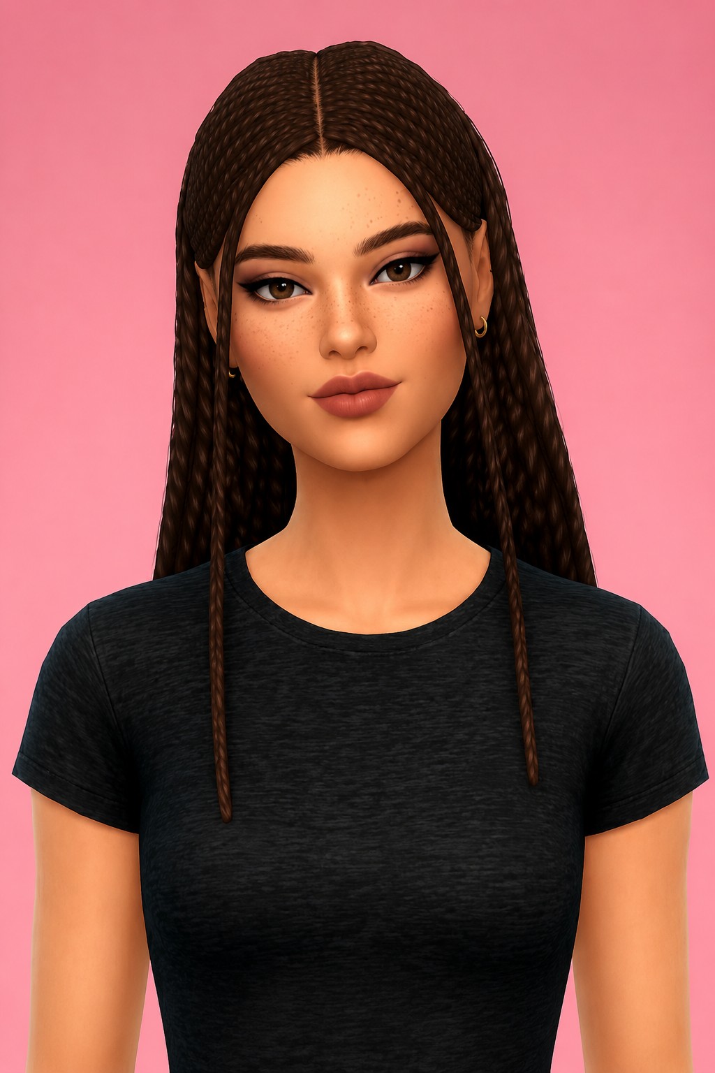 Yassin Hair custom content (CC) for Sims 4 by oakiyo