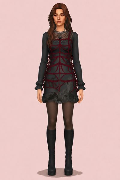 Back To Black (Public Oct 18th) custom content (CC) for Sims 4 by marsmerizingsims