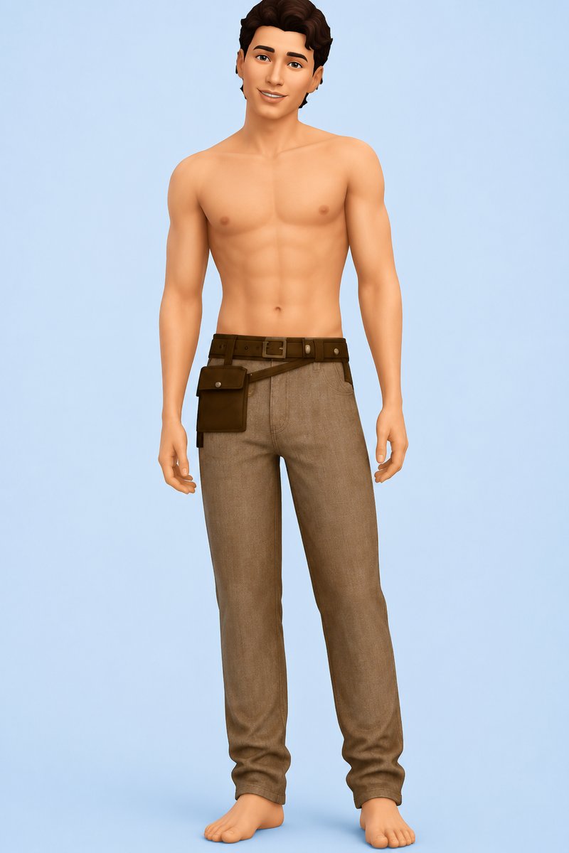 Leif Trouser custom content (CC) for Sims 4 by marsmerizingsims
