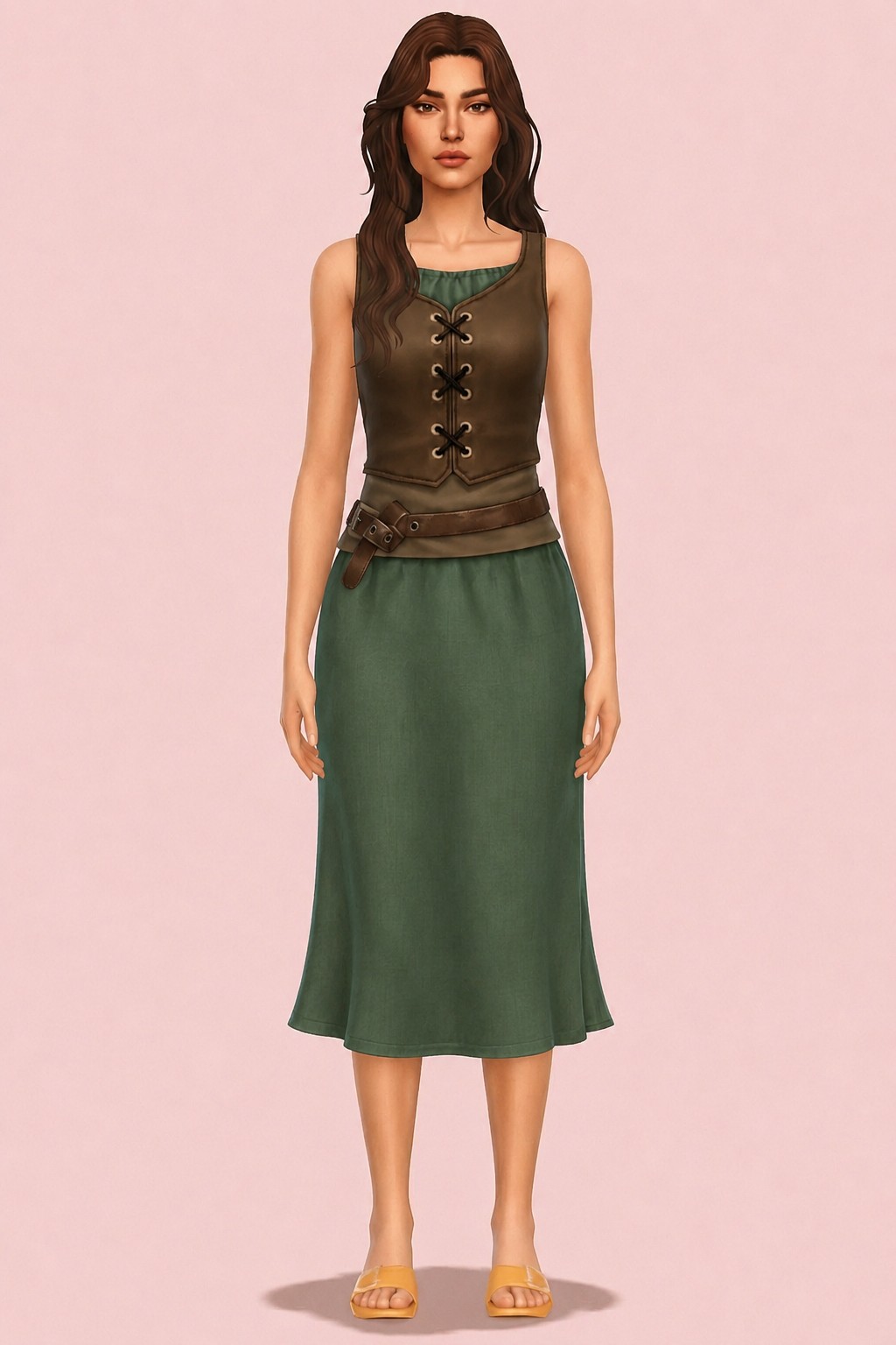 Vicca Dress custom content (CC) for Sims 4 by marsmerizingsims