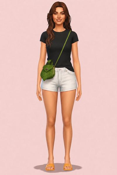 Arwen Sling Bag custom content (CC) for Sims 4 by marsmerizingsims