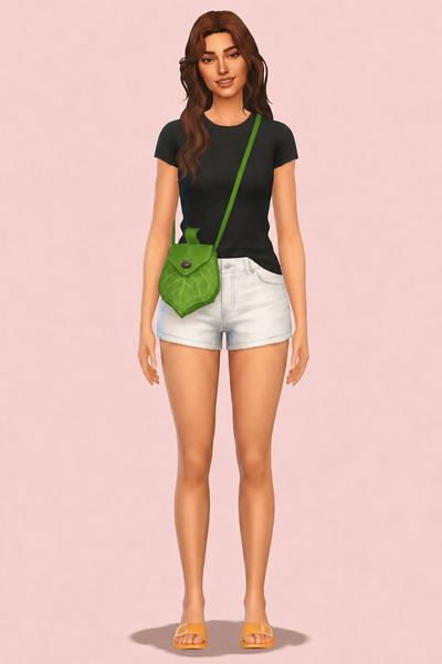 Galean Sling Bag custom content (CC) for Sims 4 by marsmerizingsims