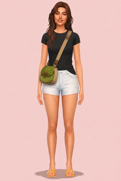Galean Sling Pouch custom content (CC) for Sims 4 by marsmerizingsims
