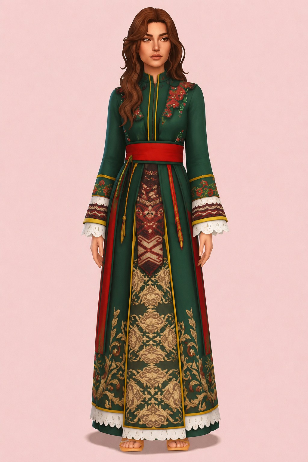 Ava Dress custom content (CC) for Sims 4 by marsmerizingsims