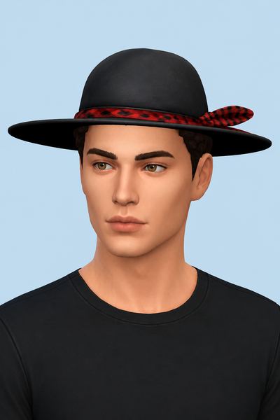 Axel Hat custom content (CC) for Sims 4 by marsmerizingsims