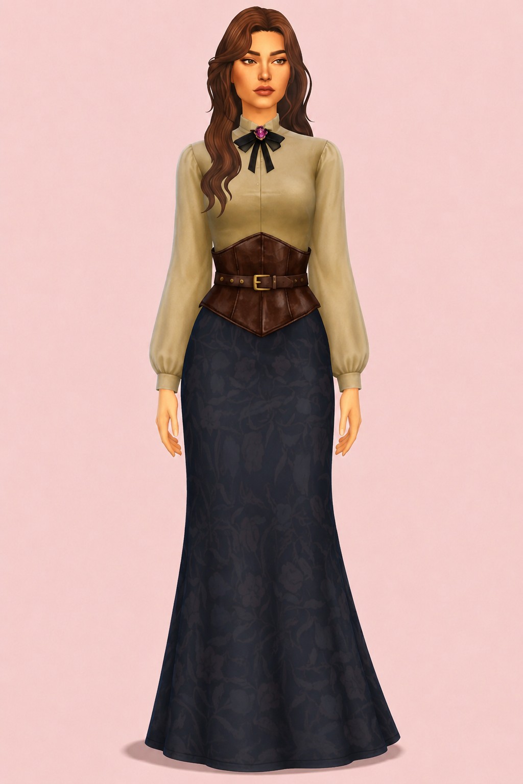 Lorelei Dress custom content (CC) for Sims 4 by marsmerizingsims