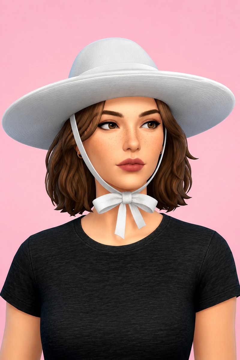 Sundance Hat custom content (CC) for Sims 4 by marsmerizingsims