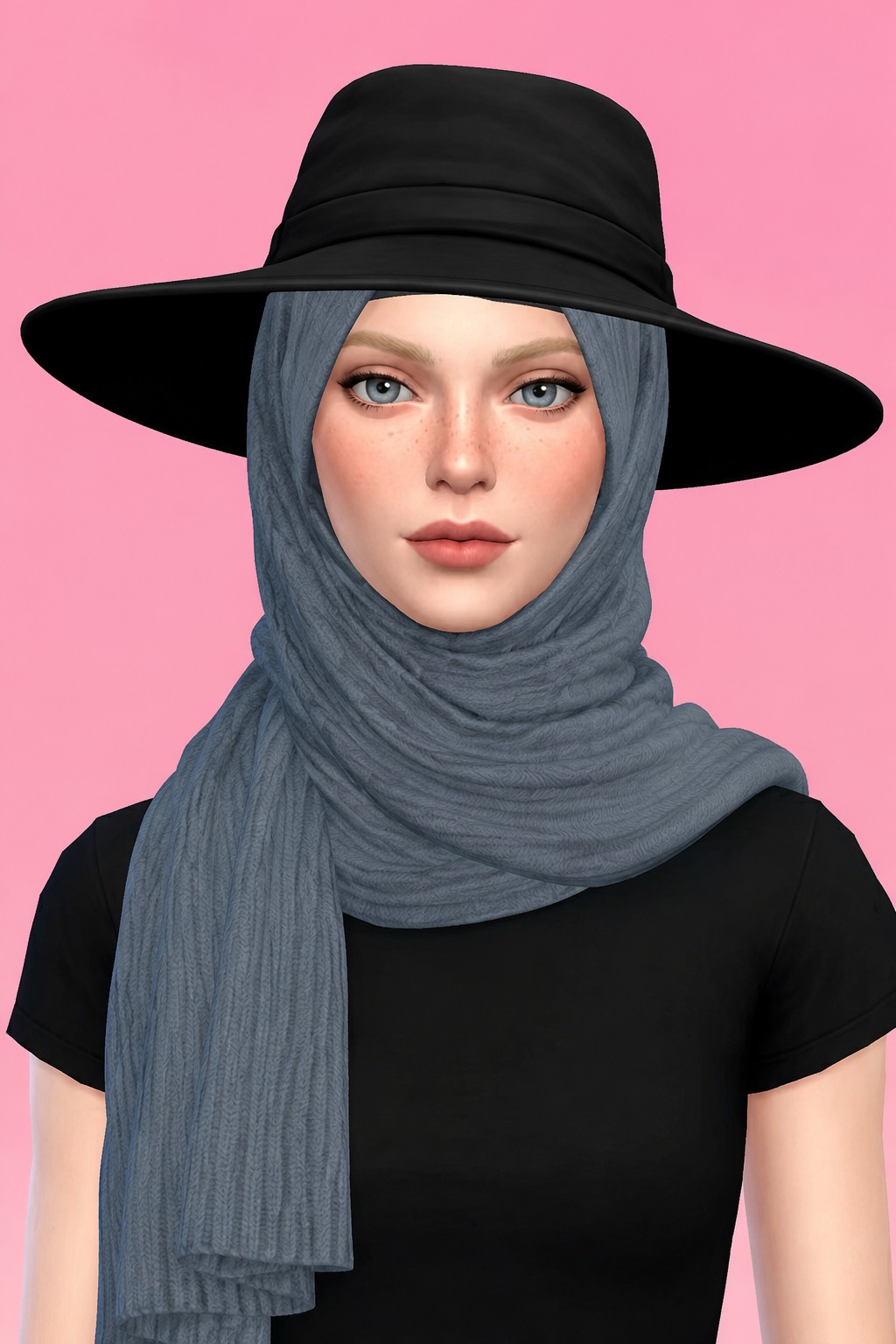 Sundance on Hijab custom content (CC) for Sims 4 by marsmerizingsims