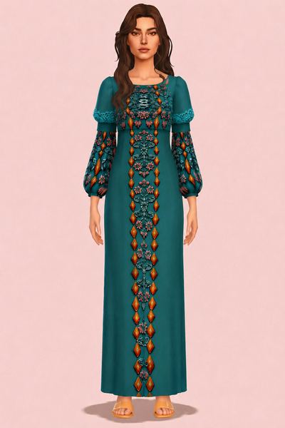 Amelia Dress custom content (CC) for Sims 4 by marsmerizingsims