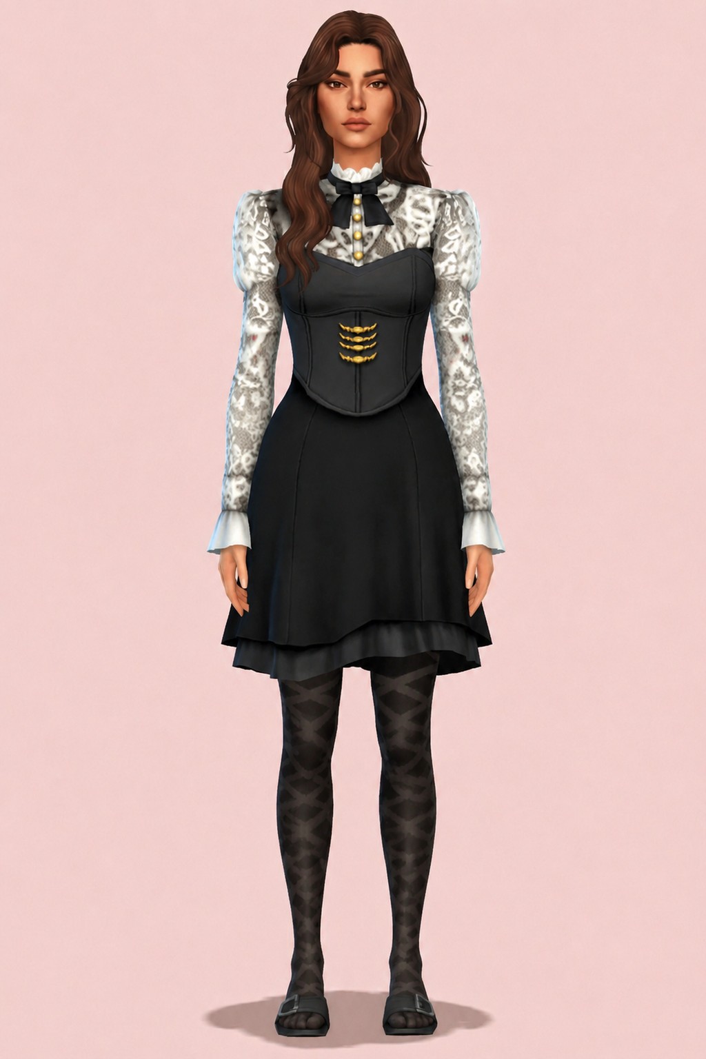 Cassiopeia Dress custom content (CC) for Sims 4 by marsmerizingsims