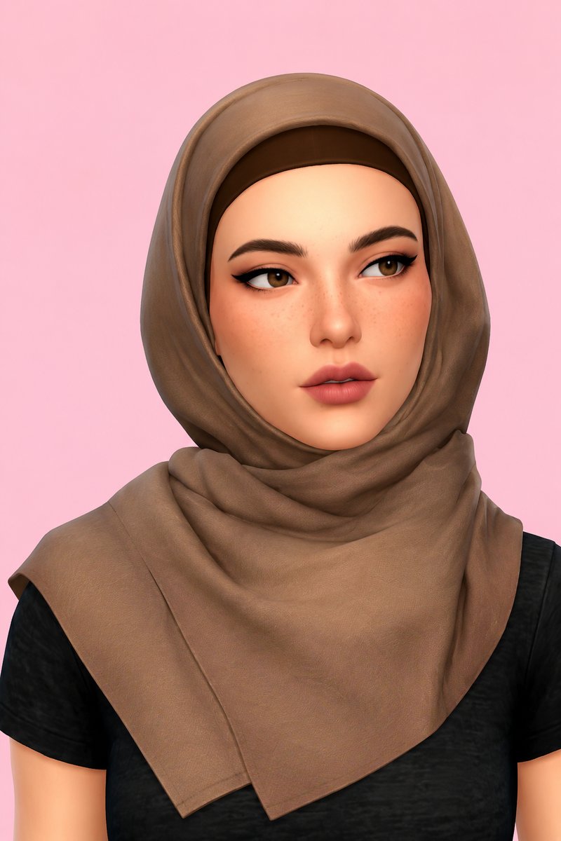 Emily Hijab custom content (CC) for Sims 4 by marsmerizingsims