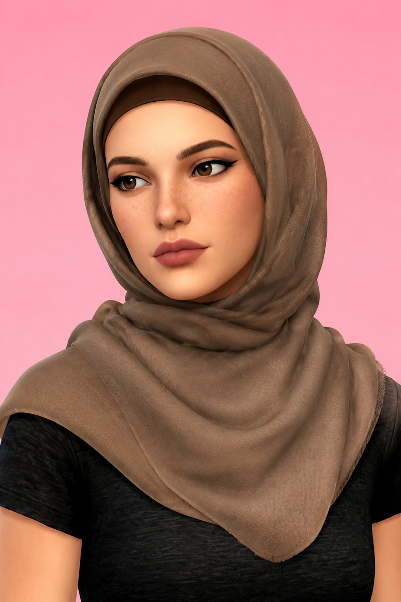 Jeyhan Hijab custom content (CC) for Sims 4 by marsmerizingsims