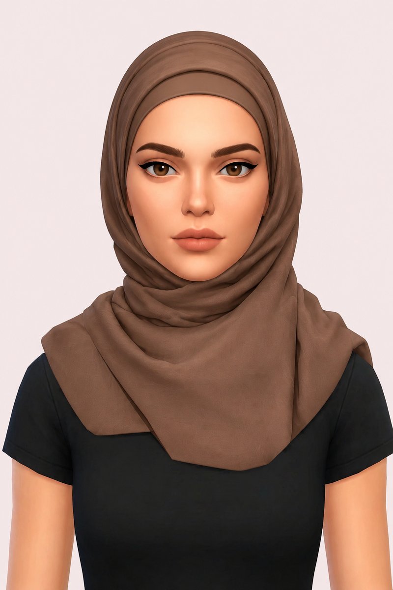 Sarah Hijab custom content (CC) for Sims 4 by marsmerizingsims
