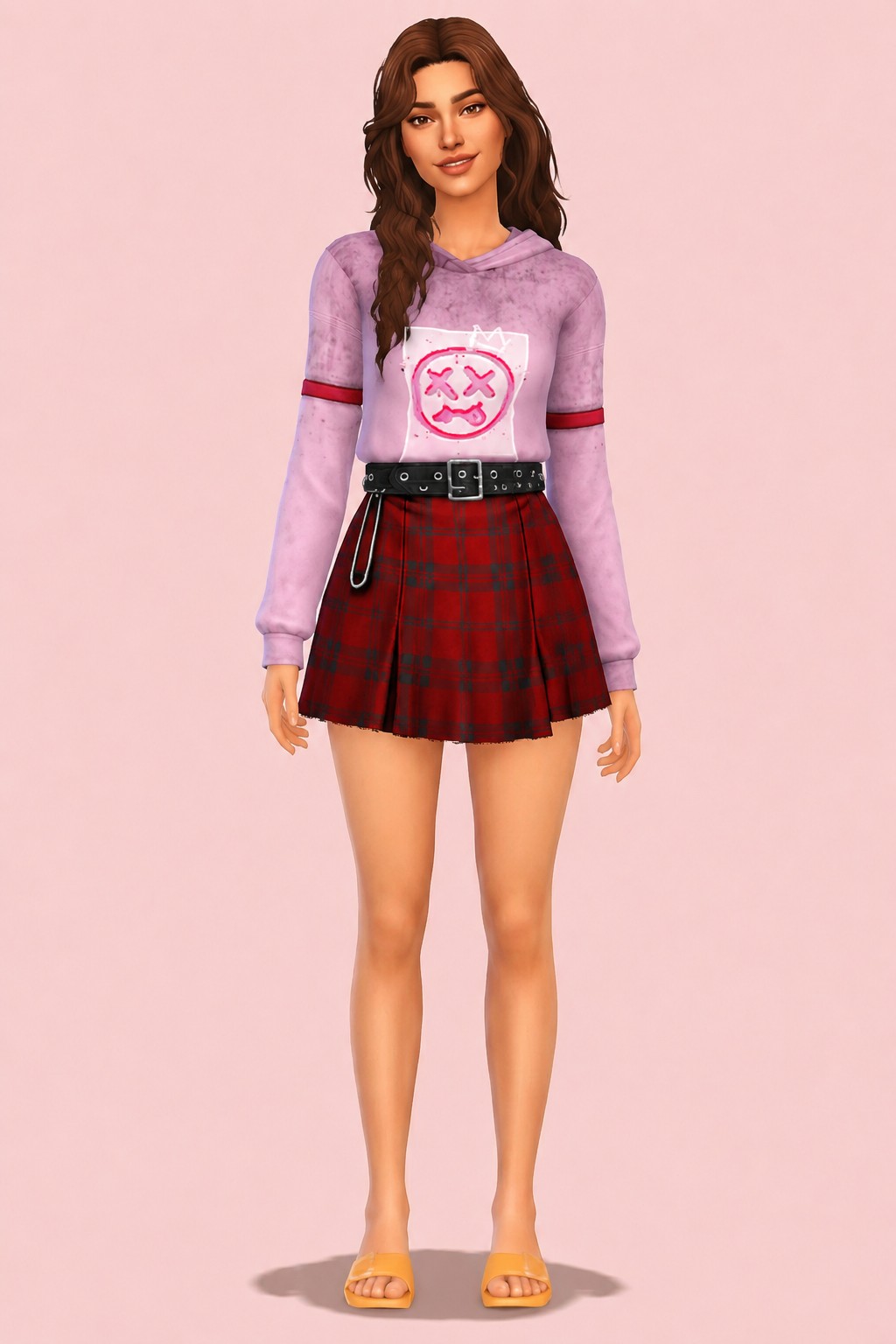 Misaki FOutfit custom content (CC) for Sims 4 by marsmerizingsims