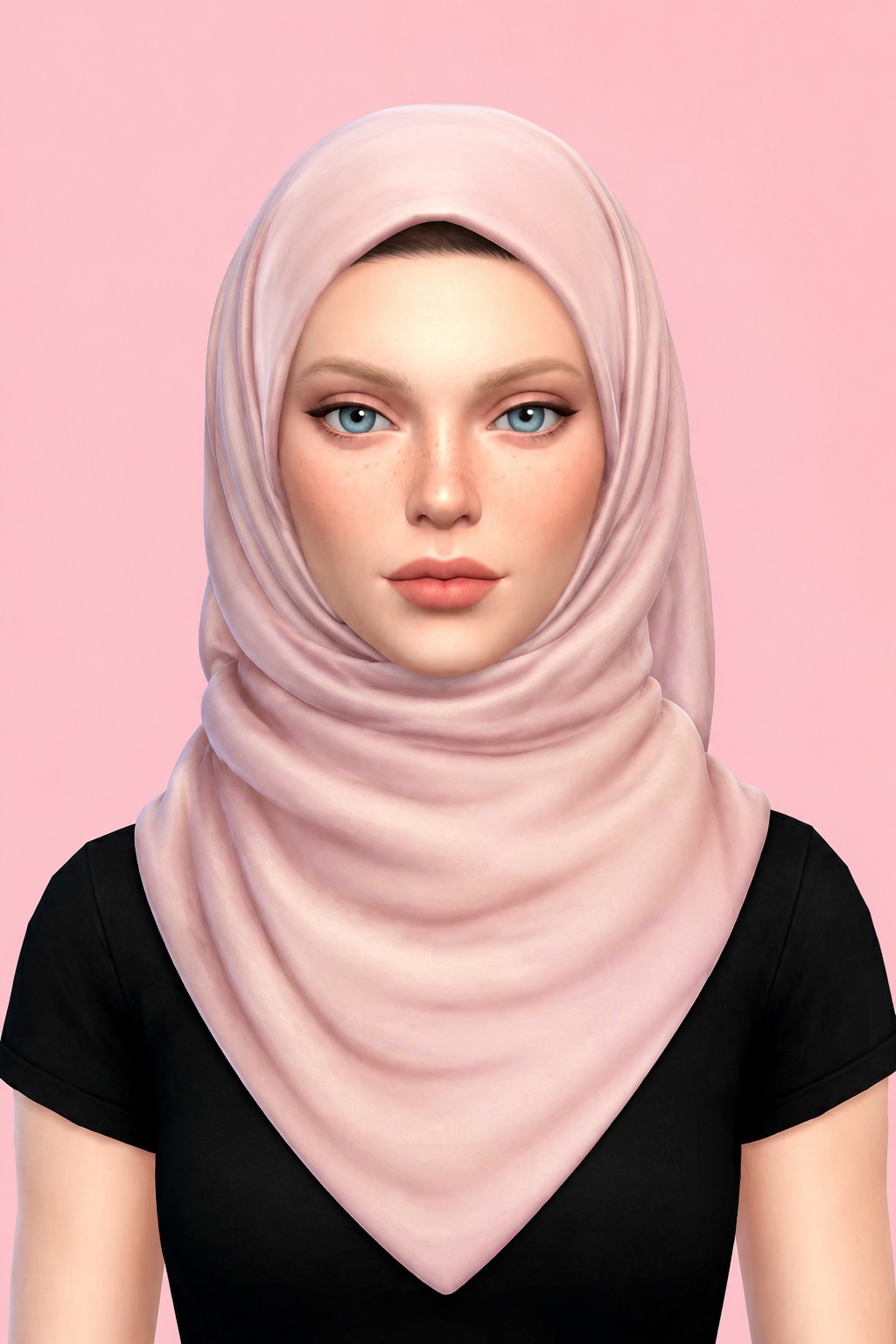 Dila Hijab 71 custom content (CC) for Sims 4 by marsmerizingsims