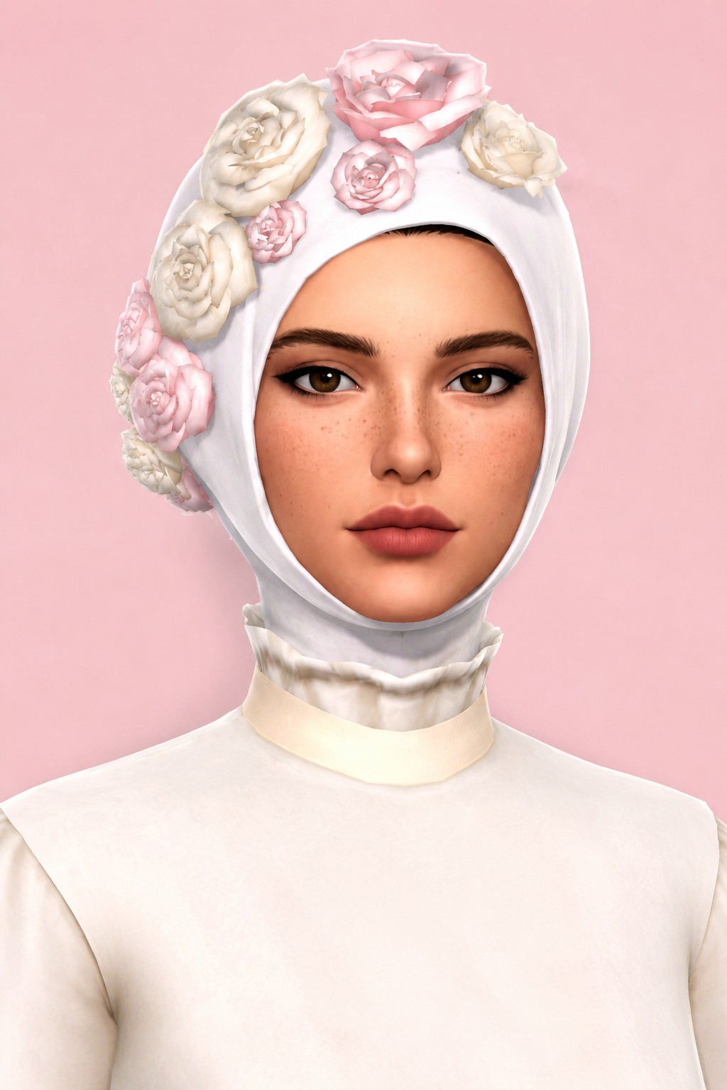 Sneha Hijab 72 custom content (CC) for Sims 4 by marsmerizingsims