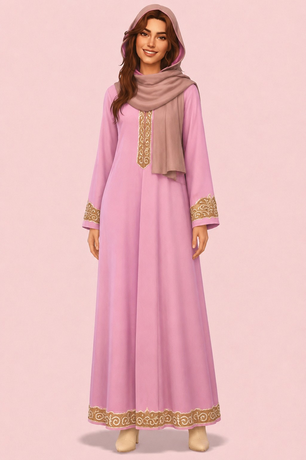 Hasna Abaya custom content (CC) for Sims 4 by marsmerizingsims