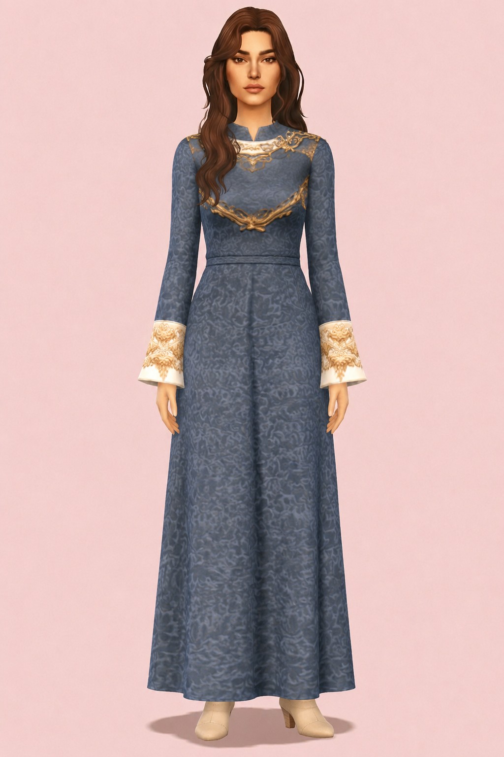 Saba Dress custom content (CC) for Sims 4 by marsmerizingsims