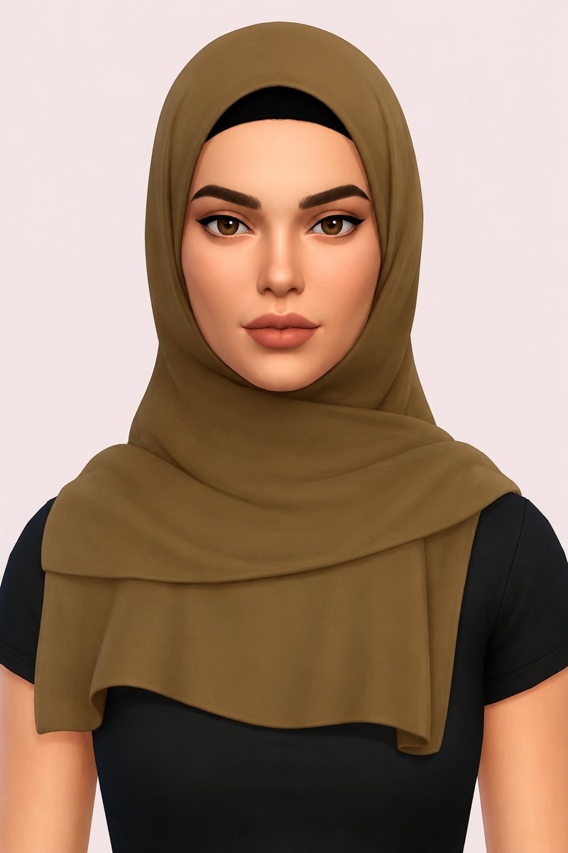 Sofia Hijab custom content (CC) for Sims 4 by marsmerizingsims