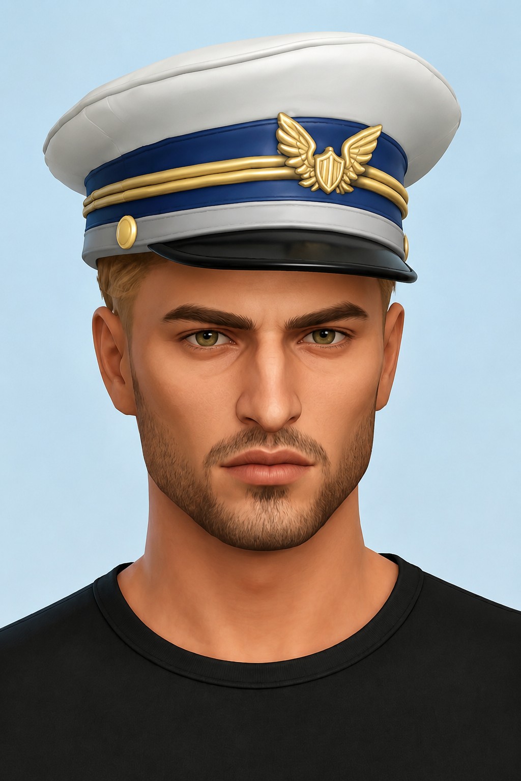 Victor Hat custom content (CC) for Sims 4 by marsmerizingsims
