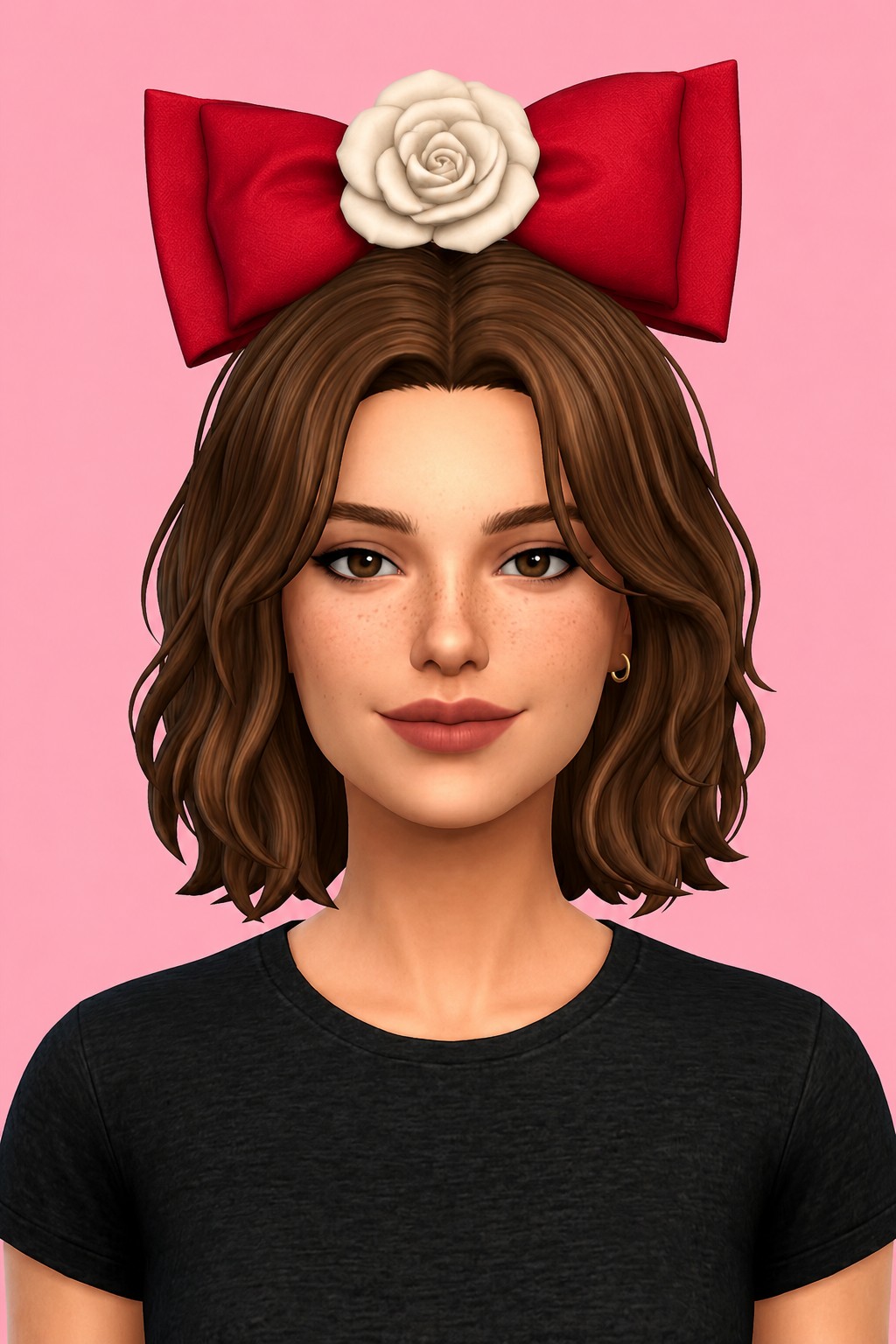 Aivee Bow custom content (CC) for Sims 4 by marsmerizingsims