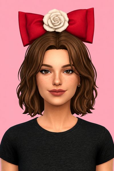 Aivee Bow custom content (CC) for Sims 4 by marsmerizingsims