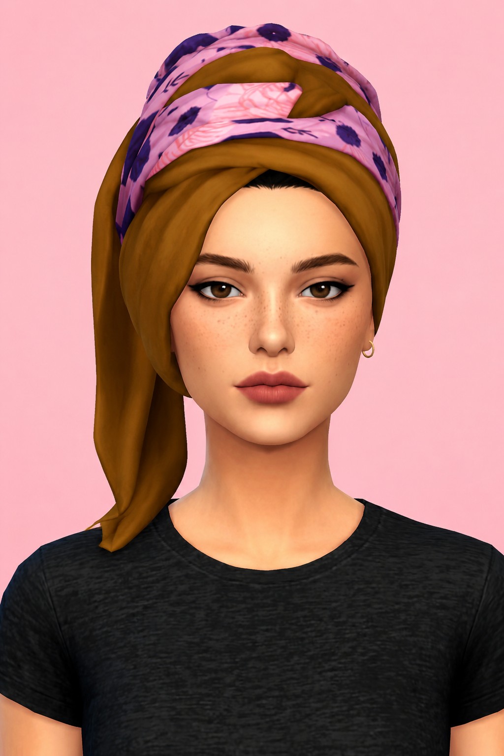 Gracie Headwrap custom content (CC) for Sims 4 by marsmerizingsims