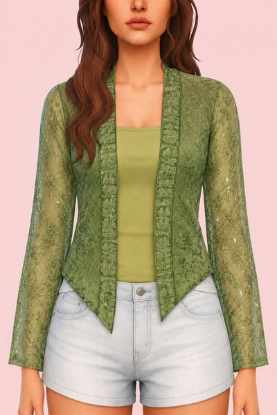 Kebaya Alena Top custom content (CC) for Sims 4 by marsmerizingsims