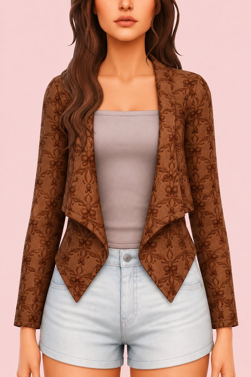 Kebaya Annisa Top custom content (CC) for Sims 4 by marsmerizingsims