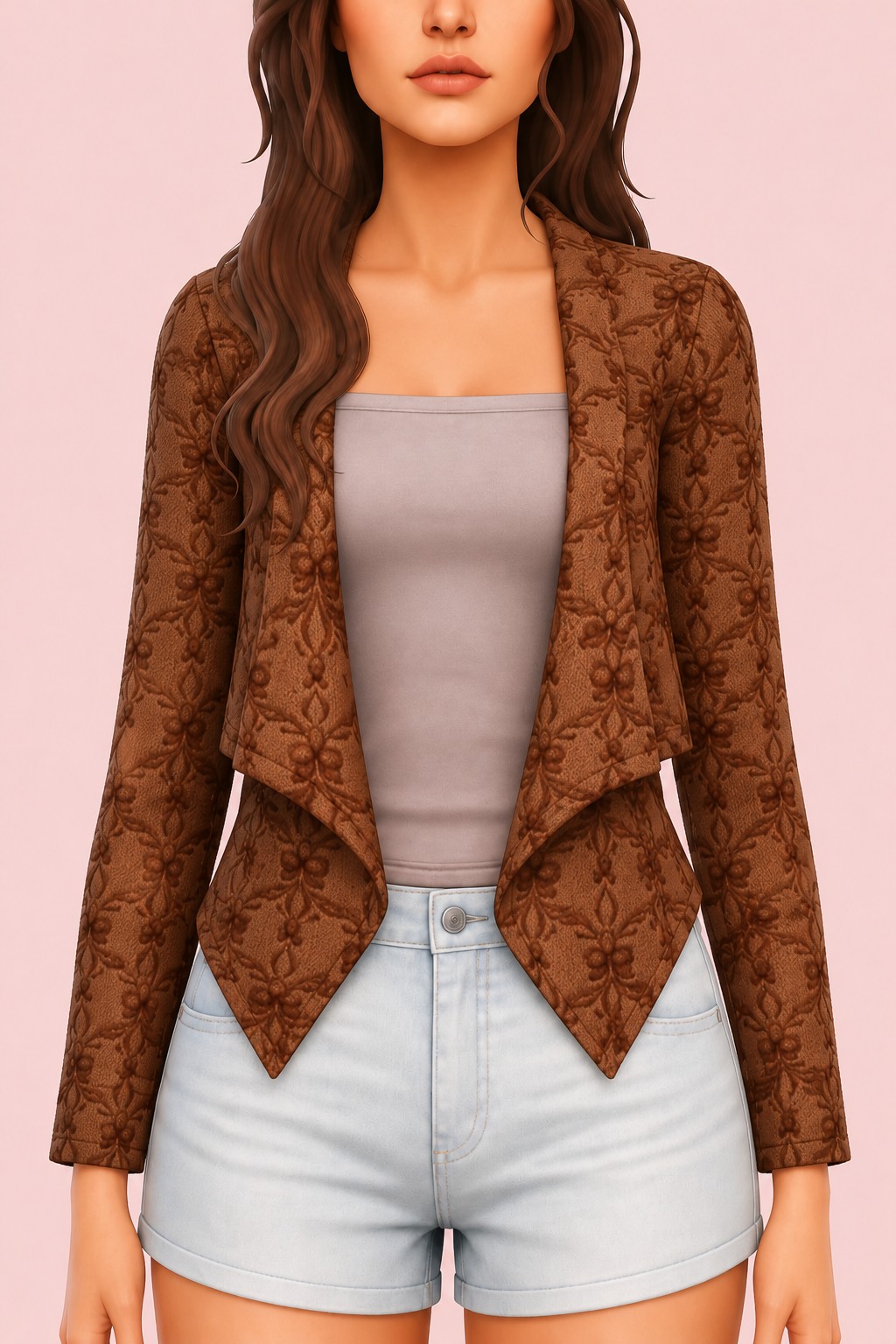 Kebaya Annisa Top custom content (CC) for Sims 4 by marsmerizingsims