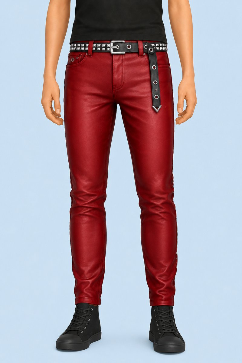 Arsene Leather Pants custom content (CC) for Sims 4 by marsmerizingsims