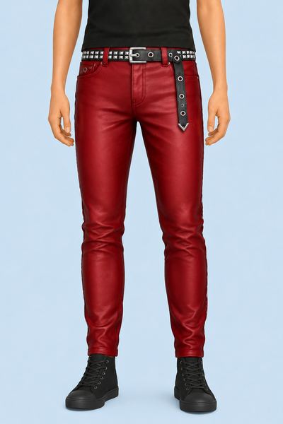 Arsene Leather Pants custom content (CC) for Sims 4 by marsmerizingsims