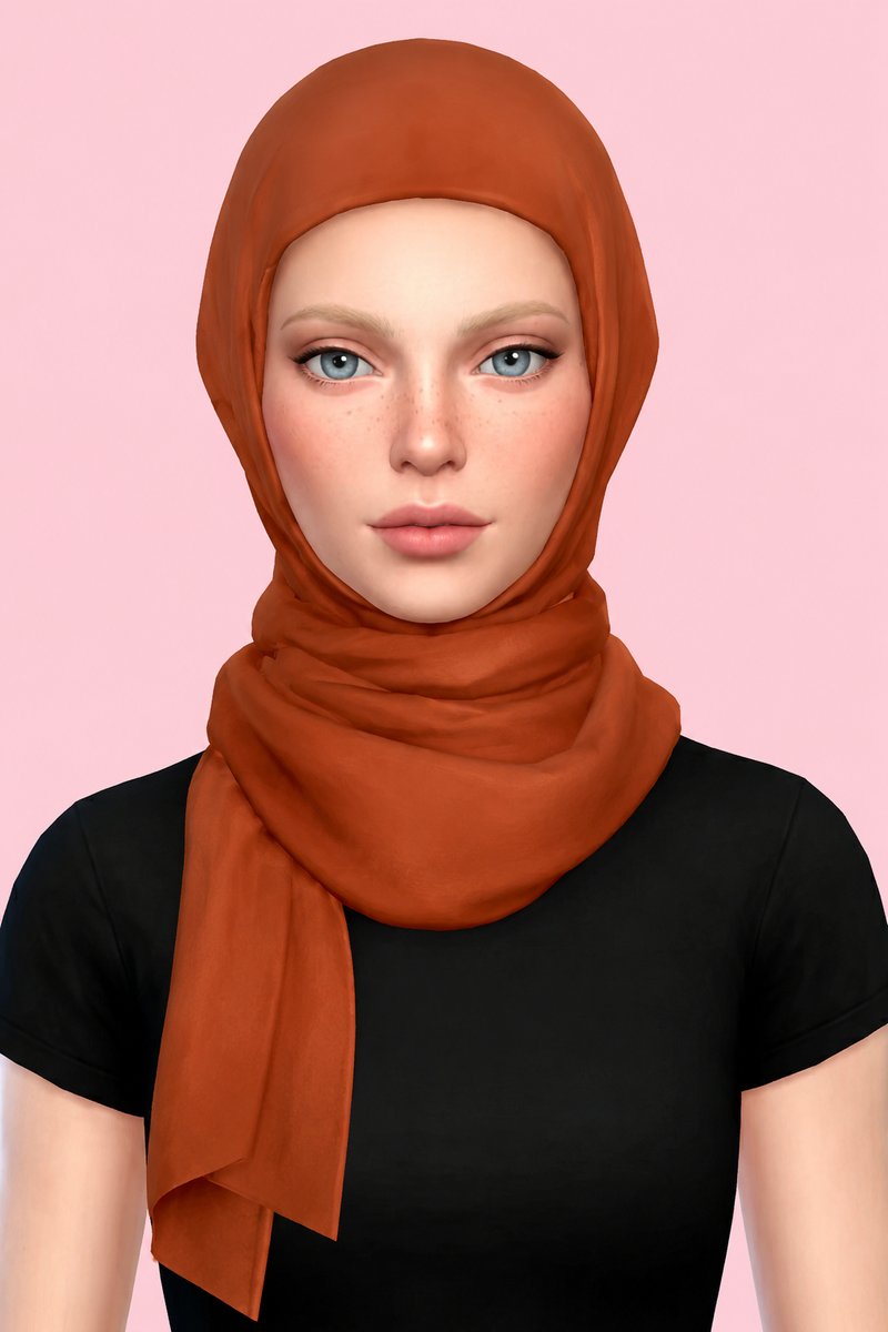 Ganesa Hijab custom content (CC) for Sims 4 by marsmerizingsims
