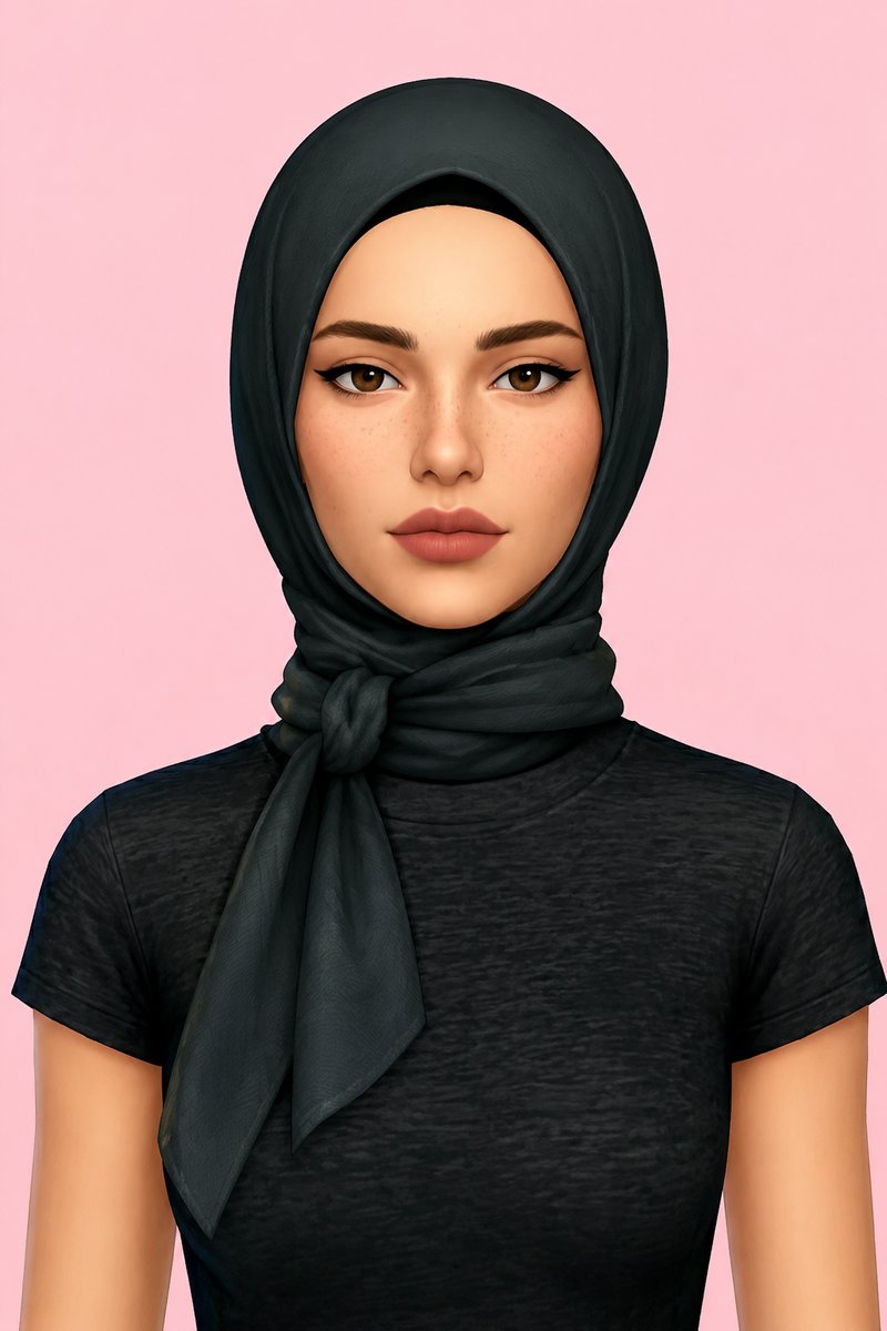 Kasturi Hijab custom content (CC) for Sims 4 by marsmerizingsims