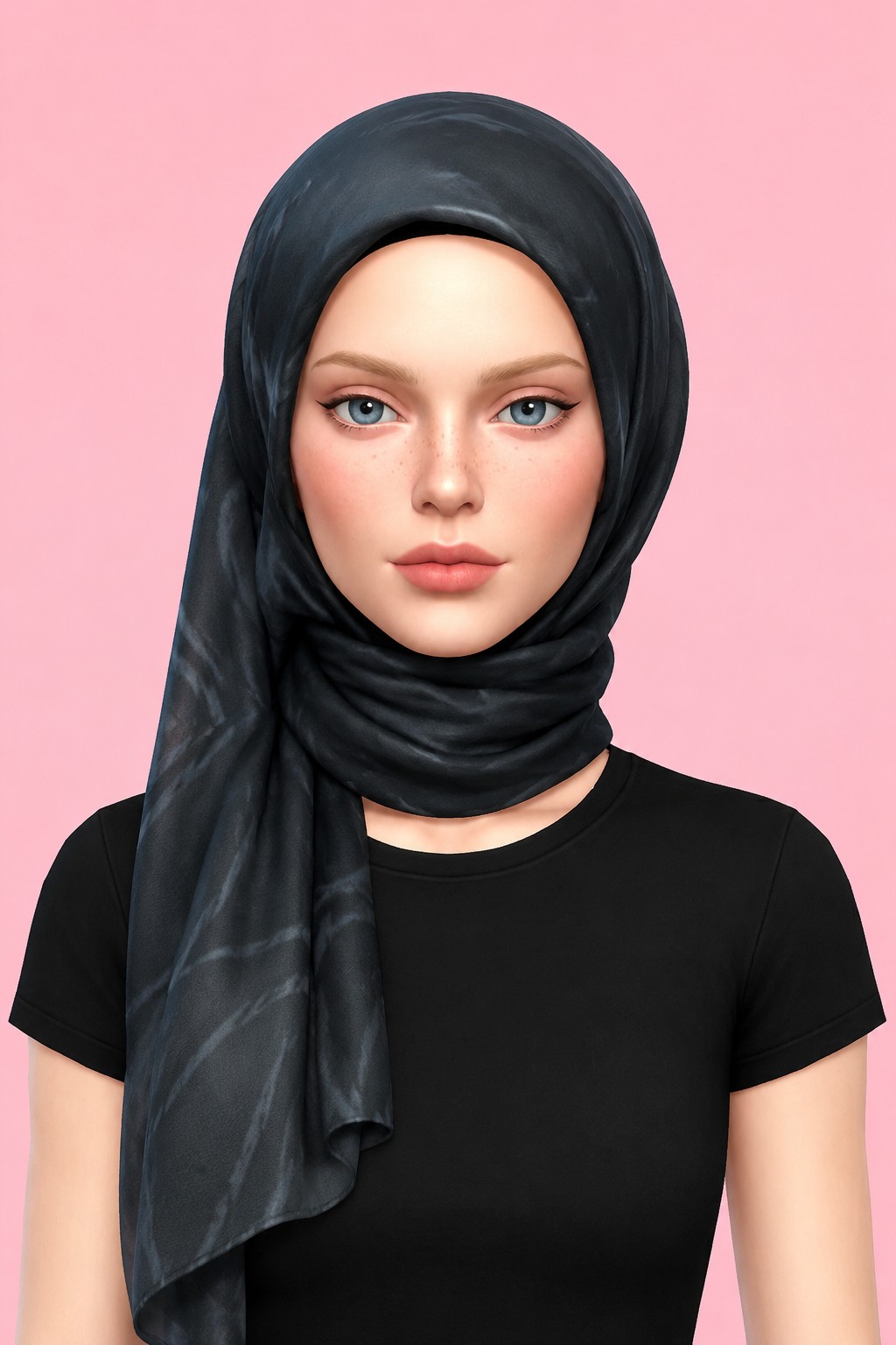 Katya Hijab custom content (CC) for Sims 4 by marsmerizingsims