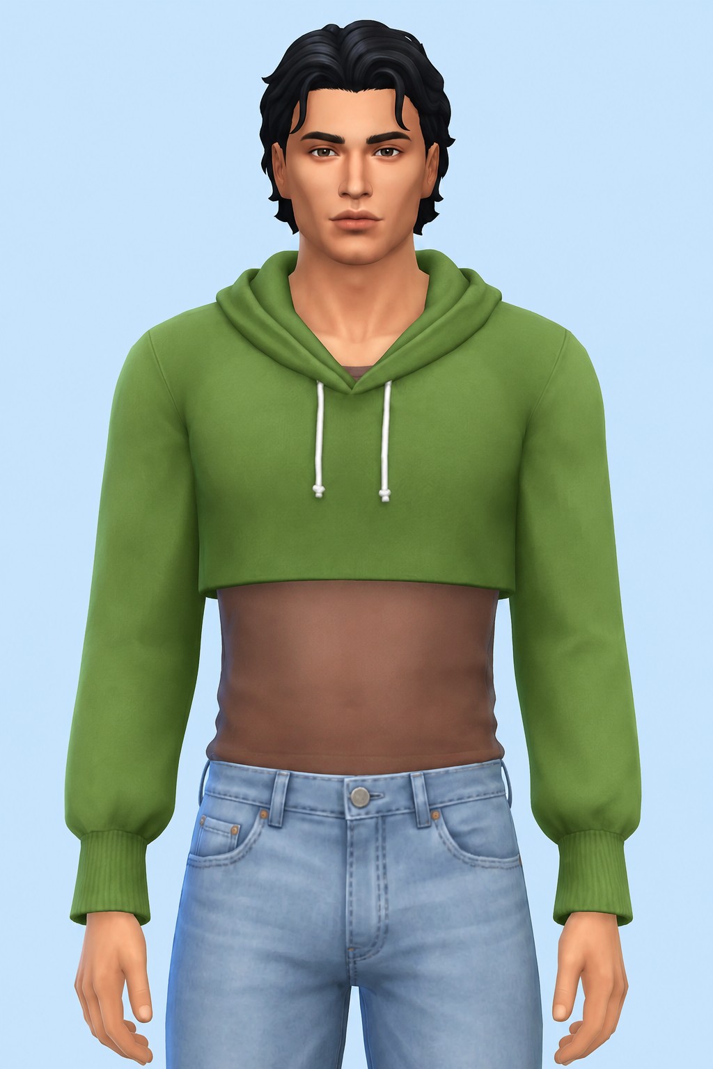 Filo Crop Jumper custom content (CC) for Sims 4 by marsmerizingsims