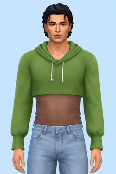 Filo Crop Jumper custom content (CC) for Sims 4 by marsmerizingsims