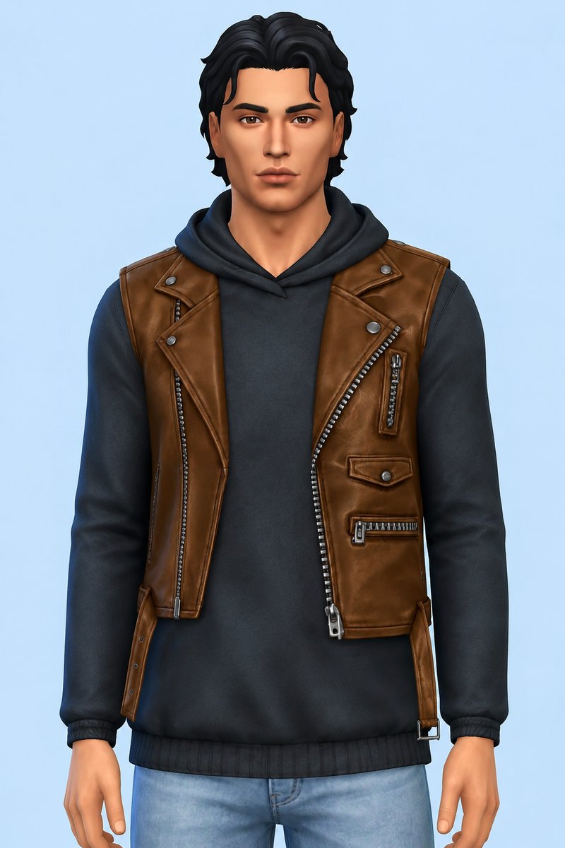 Winter Double Layer custom content (CC) for Sims 4 by marsmerizingsims