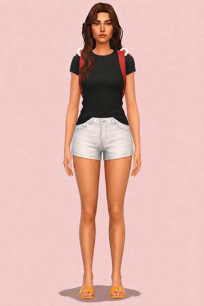 Shoes & Kiyo Backpack (Public July 22) custom content (CC) for Sims 4 by marsmerizingsims