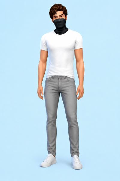Face Mask custom content (CC) for Sims 4 by marsmerizingsims