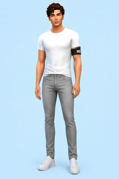 Trooper Armband custom content (CC) for Sims 4 by marsmerizingsims