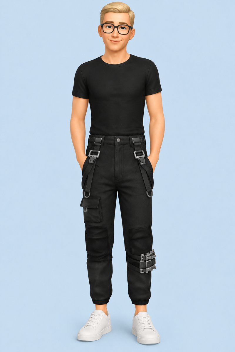 CC UPDATE! Gantz Pants custom content (CC) for Sims 4 by marsmerizingsims