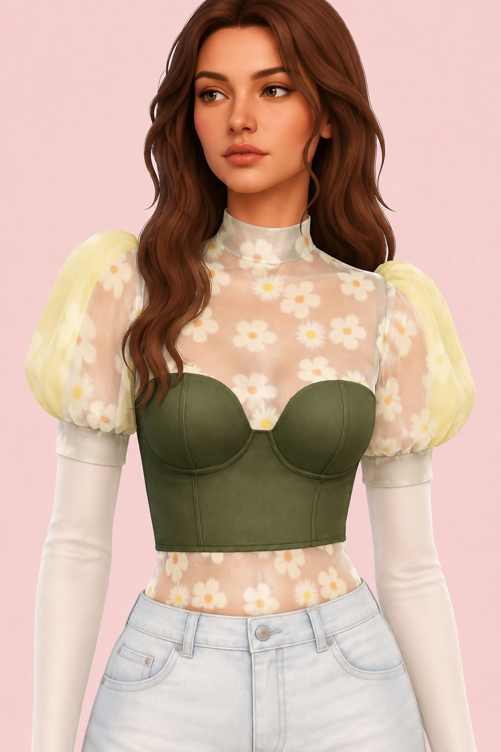 Aiyi Top custom content (CC) for Sims 4 by marsmerizingsims