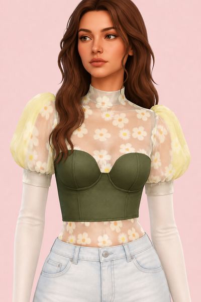 Aiyi Top custom content (CC) for Sims 4 by marsmerizingsims