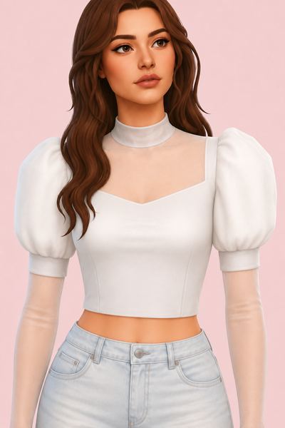 Madia Top custom content (CC) for Sims 4 by marsmerizingsims