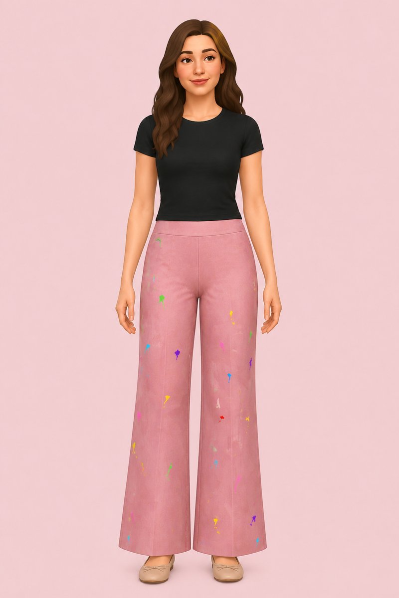 Lorri Wide Pants custom content (CC) for Sims 4 by marsmerizingsims
