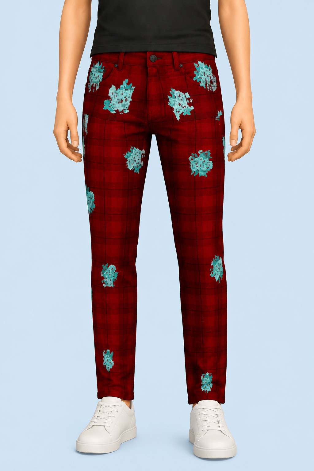 Punk Designer Trouser custom content (CC) for Sims 4 by marsmerizingsims