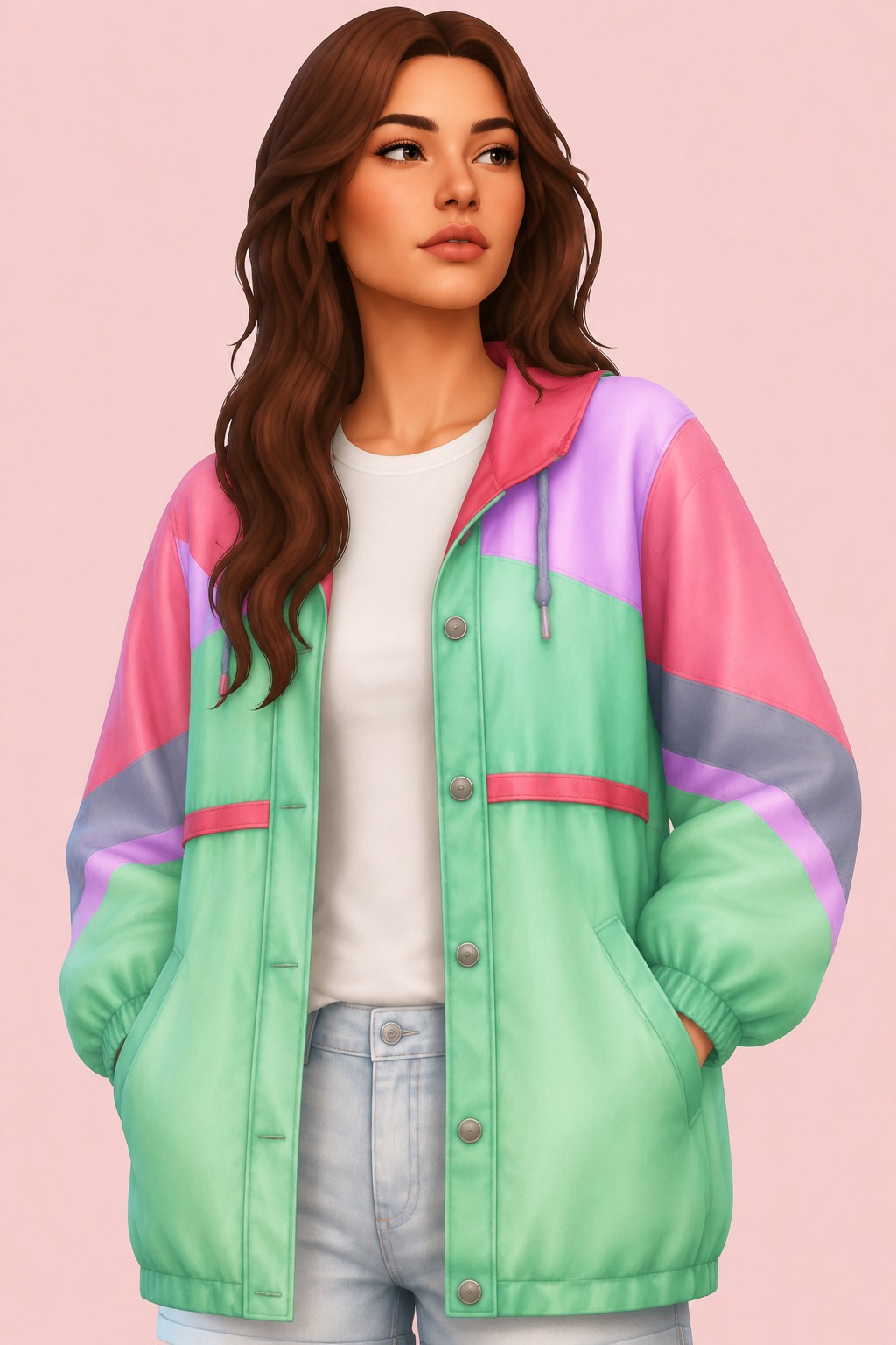 Sophie Jacket custom content (CC) for Sims 4 by marsmerizingsims