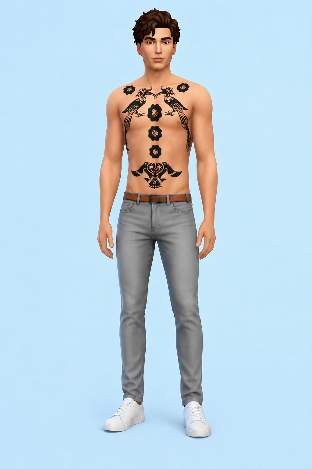 Iban Tattoo custom content (CC) for Sims 4 by marsmerizingsims